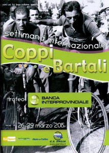 Locandina gara Coppi e Bartali 2015